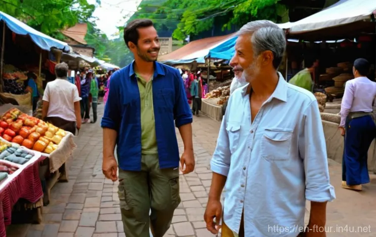 농촌관광지도사 시험 합격률 - **Prompt:** A diverse group of travelers, aged 25-50, is on a sun-dappled forest trail, looking up w...