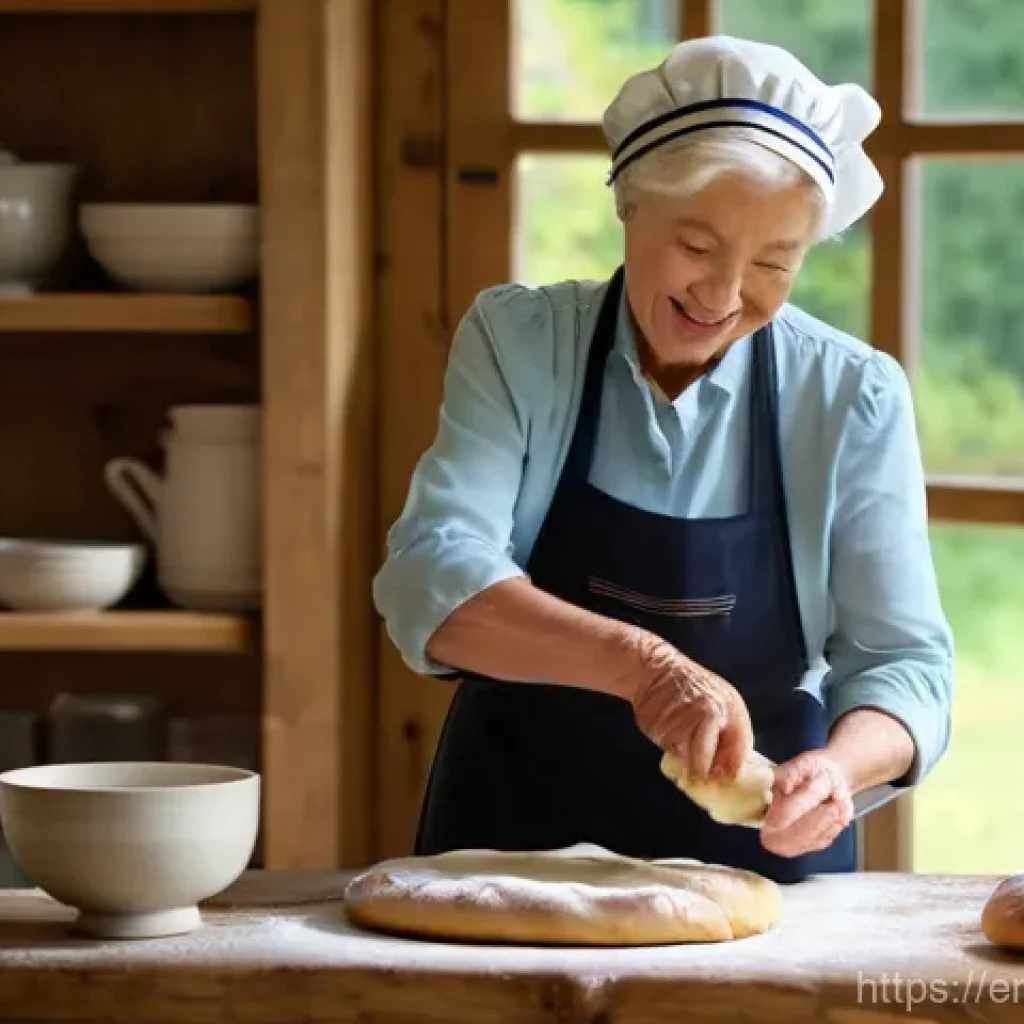 농촌관광지도사 직업 전망 - "The Baker's Wisdom: A Cotswolds Culinary Journey"**

"A heartwarming indoor scene depicting an elde...